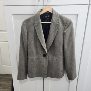 Kasper Glen Plaid One Button Classic Blazer 8P